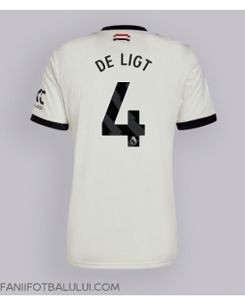Manchester United Matthijs de Ligt #4 Tricou Fotbal Replică 2024-25 Barbati Treilea